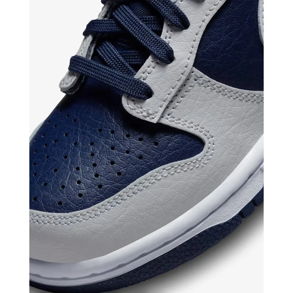 Nike Dunk Low UV Reactive FN6968-025 Kids 6.5 Navy Gray Lifestyle Shoes RHS9414